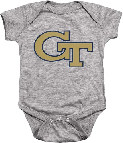Vista 2 de Georgia Tech Traje de bebé unisex con botones a presión para bebé marino