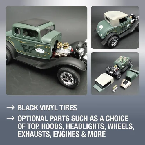 Vista 3 de MPC 1932 Ford Switchers Roadster/Coupé Kit de modelo a escala 1:25
