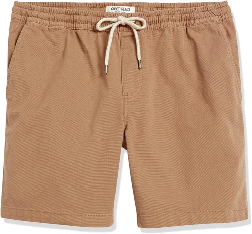 Vista 5 de Goodthreads Pantalones cortos de lona elástica para hombre de ajuste ajustado de 7 pulgadas