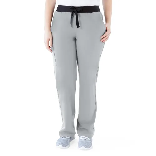 Vista 2 de Medline Varick AVE Pantalones Médicos para Mujer, Pequeño, Gris, Talla X-Large, Cada Uno