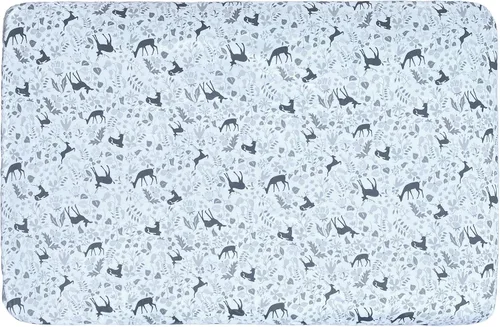 Vista 4 de KiddyKlouds - Sábanas de cuna para colchón estándar de cuna, 52 x 28 x 8 pulgadas, para bebés, niños y niñas, neutros. Sábana de cuna de felpa suave
