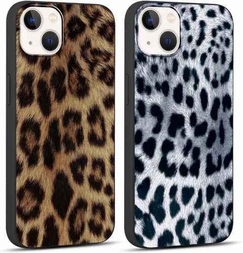 Vista 36 de Paquete de 2 fundas de teléfono con bonito estampado de guepardo para iPhone 7/8/SE 2020 / SE 2022 de 4.7 pulgadas, diseño de leopardo de lujo