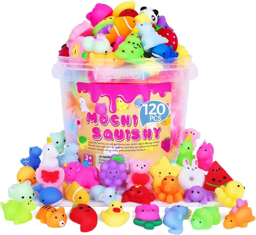 Vista 9 de Paquete de 4 Cubos Antiestrés, Pelotas Antiestrés con Forma de Cubo de Hielo de Elevación Lenta para Adultos y Niños, Juguete Sensorial Fidget