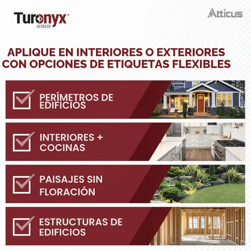 Vista 4 de Insecticida Atticus Turonyx Ultra FX (8.1 fl oz) Control interior y exterior