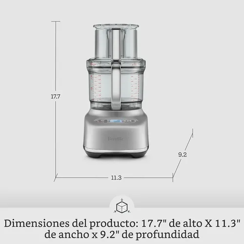 Vista 7 de Breville BFP810 Sous Chef Procesador de alimentos de 16 tazas, trufa negra