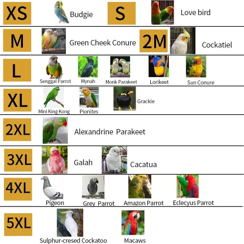 Vista 7 de Chaleco de arnés de vuelo de pájaro, traje de vuelo de loro con correa para periquitos, cacatúas, conures budgies, ropa de vuelo de pájaros