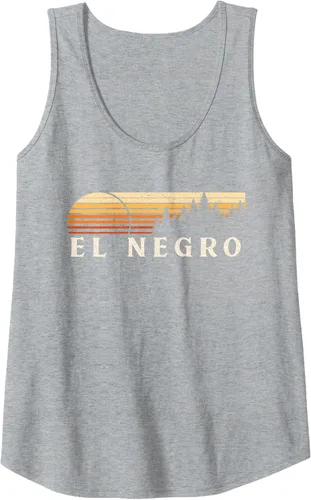 Vista 5 de El Negro, PR Vintage Evergreen Sunset Eighties Retro Tank Top