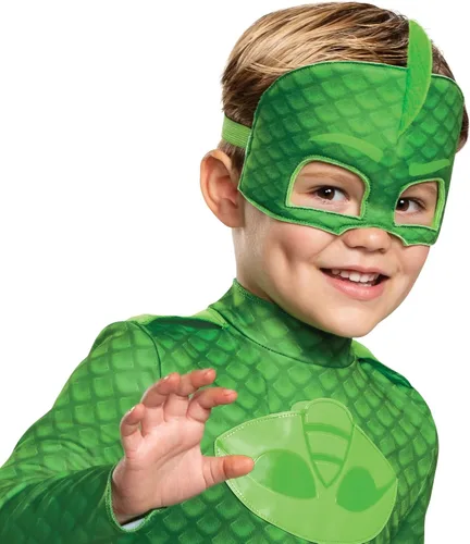 Vista 3 de Disfraz de Gekko de lujo para niños de PJ Masks