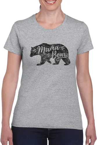 Vista 3 de Mama Bear Baby Bear - Camiseta para mujer con diseño de oso