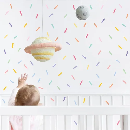 Vista 19 de Calcomanías de pared de mariposa de acuarela para dormitorio de niñas, calcomanías de pared para niños, bebés, guardería, decoración de bricolaje