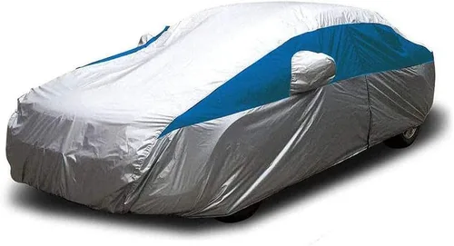 Vista 16 de Funda para auto SUV de tamaño mediano de Titan, de poliéster 210T de color brillante, 188-206". Impermeable, con protección UV, resistente a