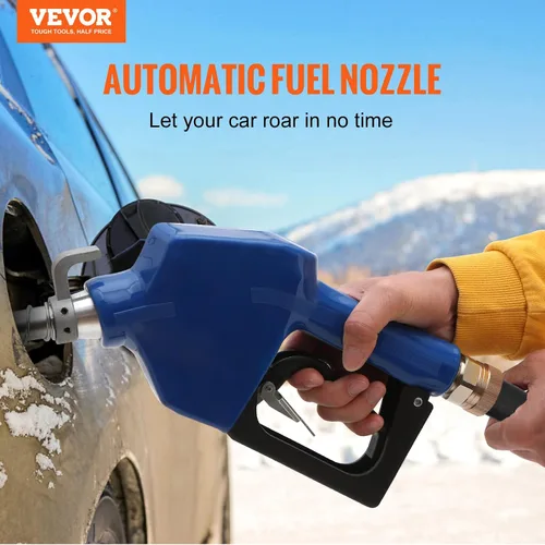 Vista 2 de VEVOR - Boquilla de combustible automática, tasa de flujo máxima de 11 GPM, boquilla de diésel resistente con rosca de entrada NPT de 3/4