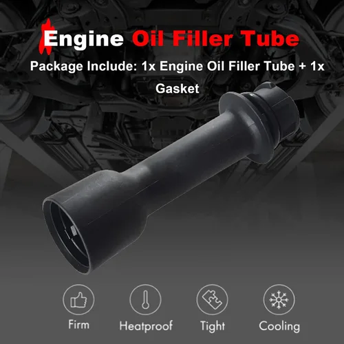 Vista 2 de Tubo de llenado de aceite de motor 917-412 compatible con Chevrolet Blazer Tahoe Silverado GMC Sierra C/K 1500 2500 3500 Reemplazar 12570623
