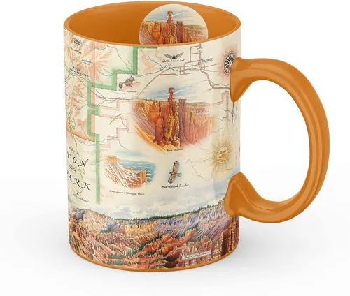 Vista 27 de Taza de cerámica con mapa de 1000 islas de Xplorer Maps (16oz) – Taza de café libre de BPA para bebidas frías y calientes – Perfecta para oficina