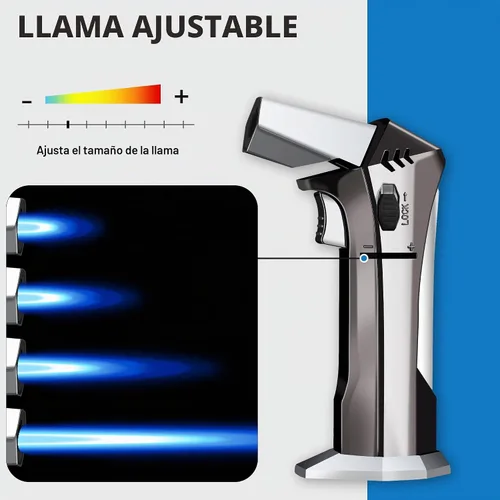 Vista 5 de Antorcha de cocina para cocinar con llama ajustable