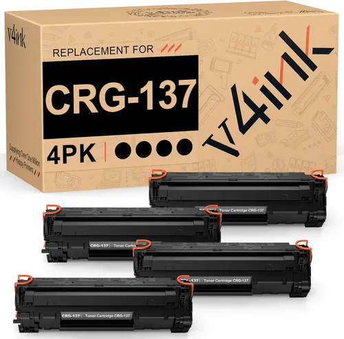 Vista 5 de v4ink Cartucho de tóner compatible 137 de repuesto para Canon 137 negro CRG137 para Canon D570 MF232W MF236N MF242DW MF212W MF216N MF244DW LBP151DW