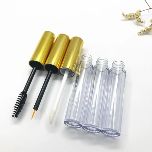 Vista 3 de Ideal Swan Botella vacía de 0.3 fl oz para delineador de ojos, botella de brillo de labios con embudo de 3 piezas e inserciones de goma para aceite