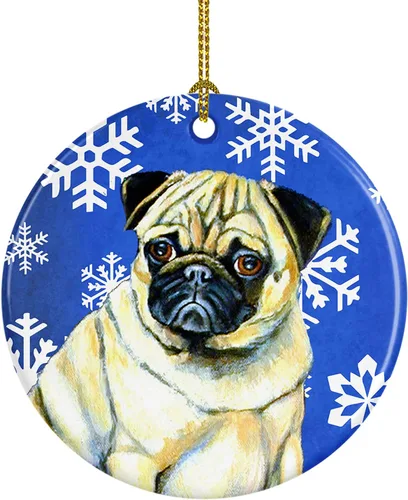 Vista 185 de Caroline's Treasures Cavalier Spaniel - Adorno de cerámica para colgar en el árbol de Navidad, para el hogar, Navidad, fiestas, regalo, 3 pulgadas