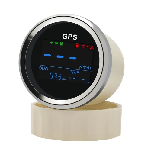 Vista 8 de Geloo Velocímetro digital GPS de 52 mm 2" MPH, impermeable, ajustable, para auto, barco, motocicleta, con antena GPS, protección antiempañamiento