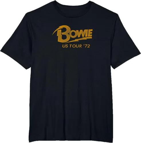 Vista 15 de David Bowie - Camiseta US Tour '72, Negro