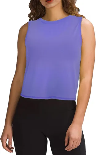 Vista 3 de sissycos Camisetas deportivas sin mangas con espalda cruzada para mujer, ajuste holgado