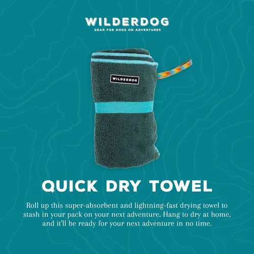Vista 3 de Wilderdog Bandana para perro con material ligero de malla de mezcla de poliéster de secado rápido en Dakota