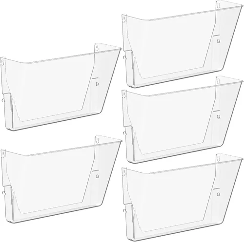 Vista 8 de Paquete de 6 soportes organizadores transparentes para colgar