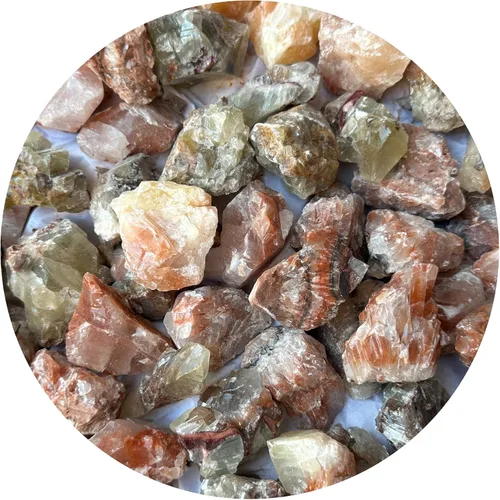 Vista 6 de GAF TREASURES Piedras naturales ásperas de calcita al por mayor, cristales crudos a granel para decoración, pulir, pulir, rocas fuentes, Wicca