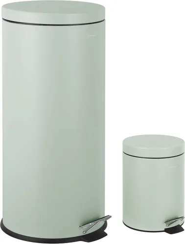 Vista 9 de happimess HPM1000B Oscar - Bote de basura de 8 galones con mini bote de basura gratis, moderno, a prueba de huellas dactilares para el hogar
