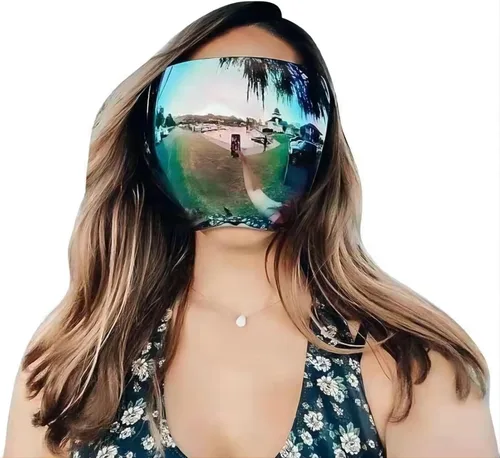 Vista 5 de CHENSHU Gafas de sol de gran tamaño, protección solar de moda, polarizadas, playa, actividades al aire libre