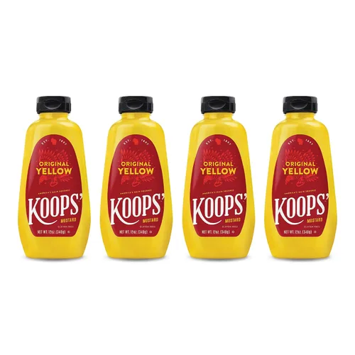 Vista 38 de Koops' Mostaza Arizona Heat - Mostaza dulce y picante, sin gluten, kosher, fabricada en Estados Unidos, a partir de semillas de mostaza de calidad