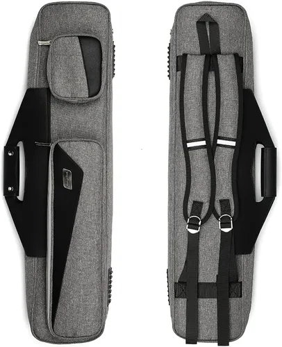 Vista 8 de Pool Cue Case 4x4 with Backpack Straps Carrying Case for 4 Pool Cues