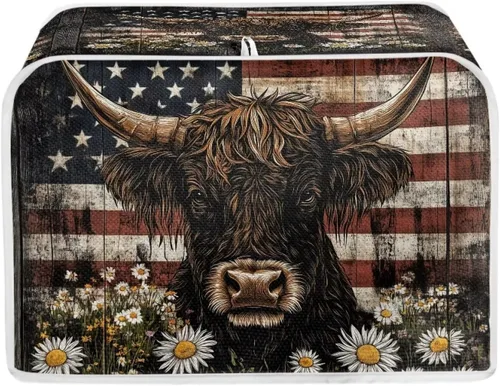 Vista 15 de Talayituse Autumn Maple Leaf Print Toaster Cover 2 Slice Bread Toaster Oven Cover Washable Toasters Dust Covers Kitchen Small Appliance Covers