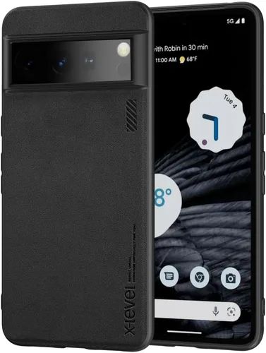Vista 11 de X-level Funda protectora para Google Pixel 8, delgada, de doble capa, a prueba de golpes, cuerpo completo, parte trasera de policarbonato duro