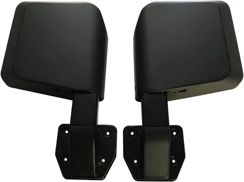 Vista 5 de SXMA JL1079 Puertas de tubo para 2 puertas 4x4 Piezas de acero medias puertas con espejos laterales Cuerpo de acero Protectores de armadura de tubo