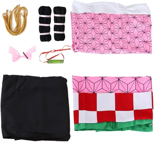 Vista 2 de Conjunto de disfraz de Kamado para mujer