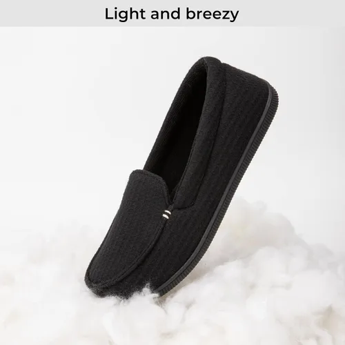 Vista 4 de EverFoams Mocasines de microgamuza transpirables para interiores y exteriores para mujer