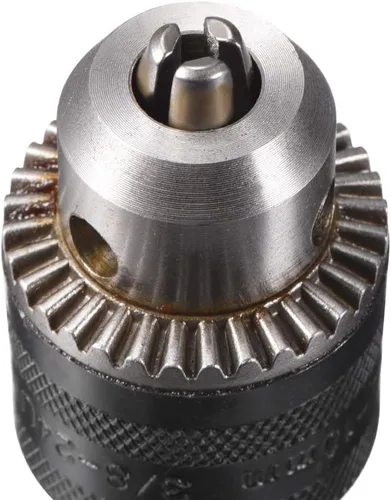 Vista 5 de uxcell Mandriles de taladro, 3/8-24UNF roscado de 0.059-0.394 in de capacidad con llave de mandril para taladro inalámbrico con cable de impacto