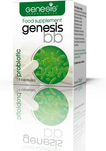 Vista 5 de Genesis Bifidobacterium Complex BB Probiotic 14 Cápsulas de 240 Mg Paquete de Viaje