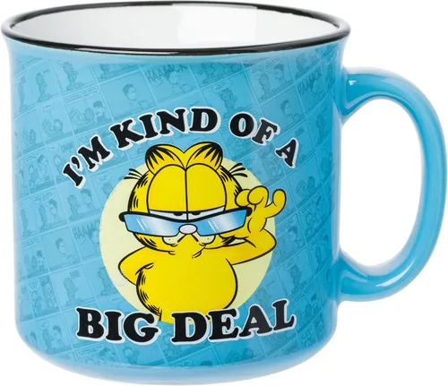 Vista 34 de Silver Buffalo - Taza de cerámica de campamento de A Goofy Movie de Disney, diseño retro con Goofy, Max Goof, Roxanne y Bobby Zimmeruski, 20 onzas