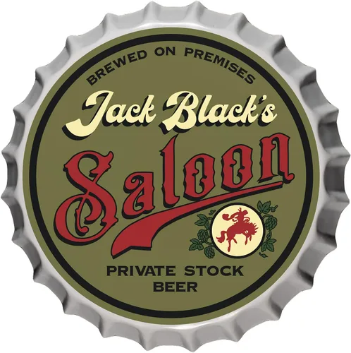 Vista 30 de Letrero personalizado para tapa de botella de cerveza (agujero 19), letreros de barra personalizados de metal de estaño para colgar en la pared