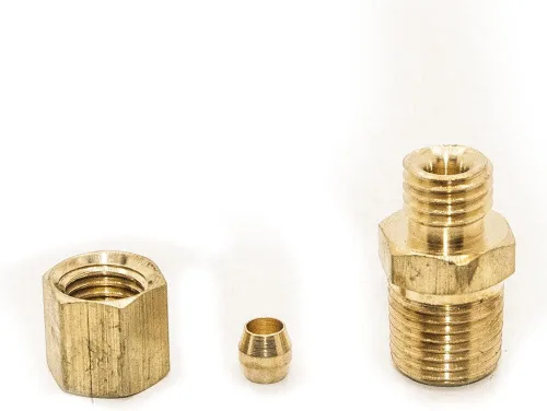 Vista 4 de MaxLLTo Reemplazo #68 Adaptador MIP de compresión de latón sin plomo de 3/16 pulgadas x 1/4 pulgadas para fontanería Thrifco 6968003 (paquete de 2)