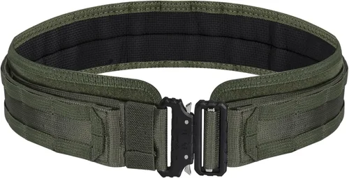 Vista 3 de AIKATE Cinturón táctico de batalla Molle – Cinturón de combate de liberación rápida de 1.75 pulgadas/2.25 pulgadas interior y 2.0 pulgadas exterior