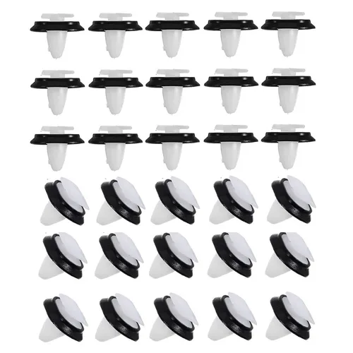 Vista 8 de DSkoiph 30 piezas de clip de moldeo para puerta trasera lateral con sellador compatible con 68093998-AA 71728806 856543 RAM Chrysler Dodge Ram