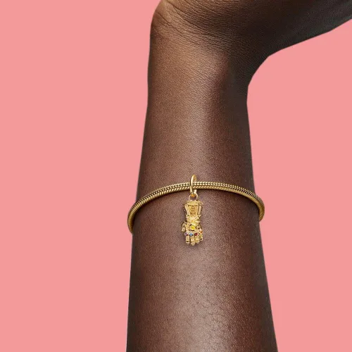 Vista 5 de Bellestory Abalorio de plata de ley con diseño de héroes de la película para mujer, pulsera europea