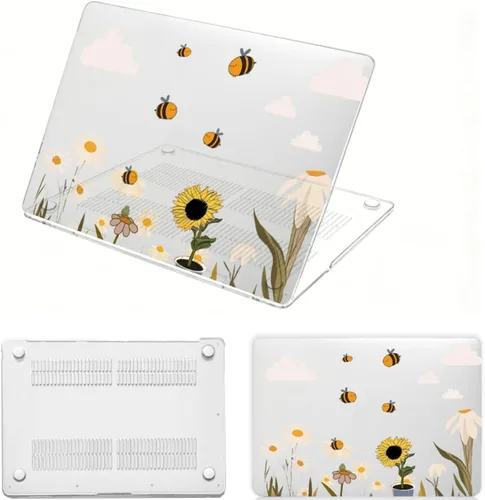 Vista 21 de Funda para MacBook Air de 15,3 pulgadas M2/M3/M4/M5, mármol Mármol turquesa púrpura