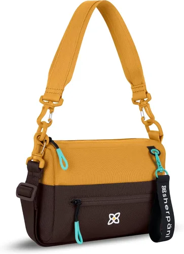 Vista 38 de Sherpani Skye - Bolso cruzado pequeño, de nailon, ligero, para mujer, con protección RFID