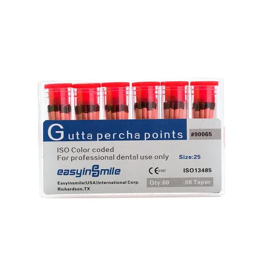 Vista 3 de Puntos dentales de gutapercha .02/ .04/.06 surtidos para endodoncia