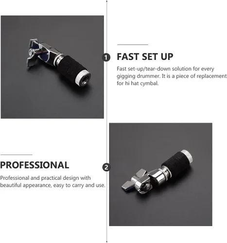 Vista 3 de ARTIBETTER Hi- Hat embrague de liberación rápida Hi Hat Clutch Quick Set Platillo Tambor Percusión Instrumento Piezas Accesorios