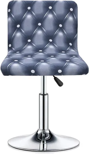 Vista 2 de Funda elástica para silla de respaldo corto, taburete de bar, solo fundas de silla (23)